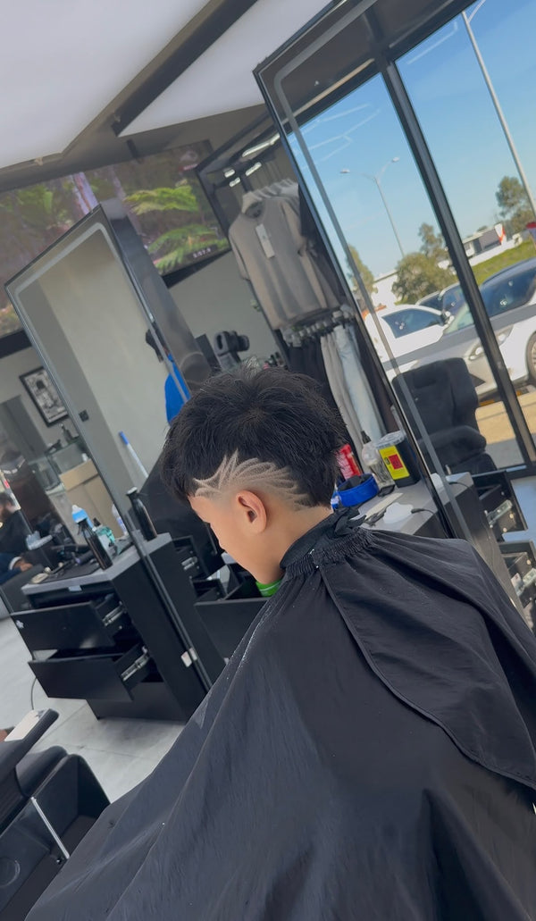 Line Style Haircut Fade East Melbourne