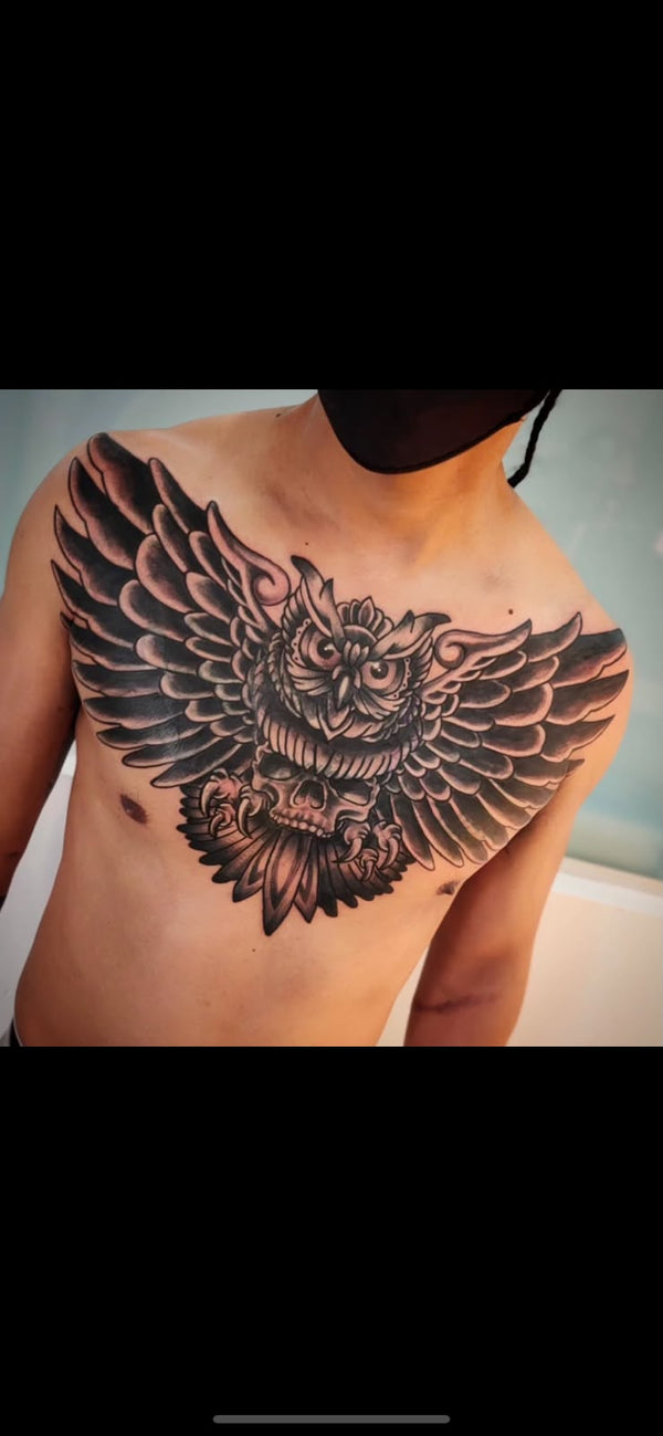 Wings Chest Tattoo Australia