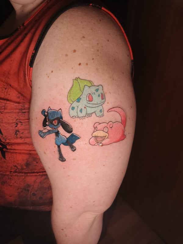 pokemon tattoo artists - sam ink melbourne