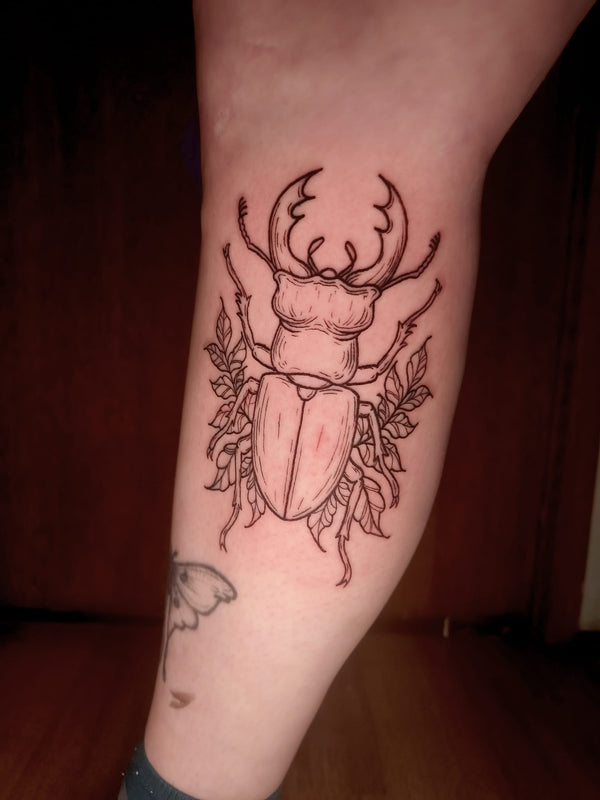 beetle tattoo - Sam Ink Melbourne