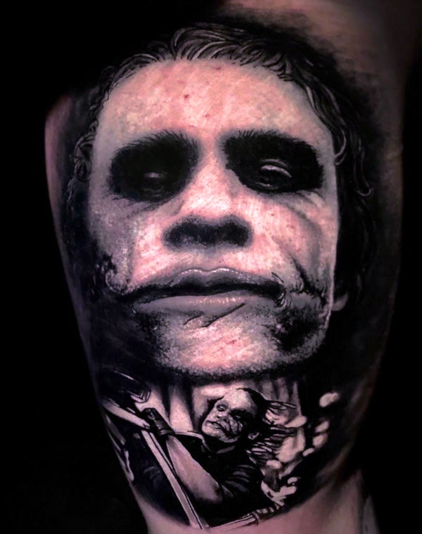Joker Tattoos Melbourne - Sam Ink